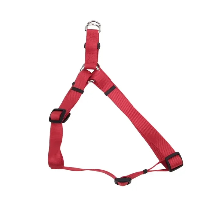 Coastal Comfort Wrap Adjustable Dog Harness, Red, Medium – 3/4″ x 20″-30″