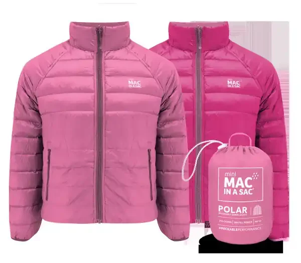 COAT MINI POLAR PINK/BRIGHT PINK