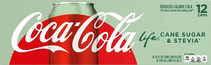 Coca-Cola Life Fridge Pack Cola 12 ea
