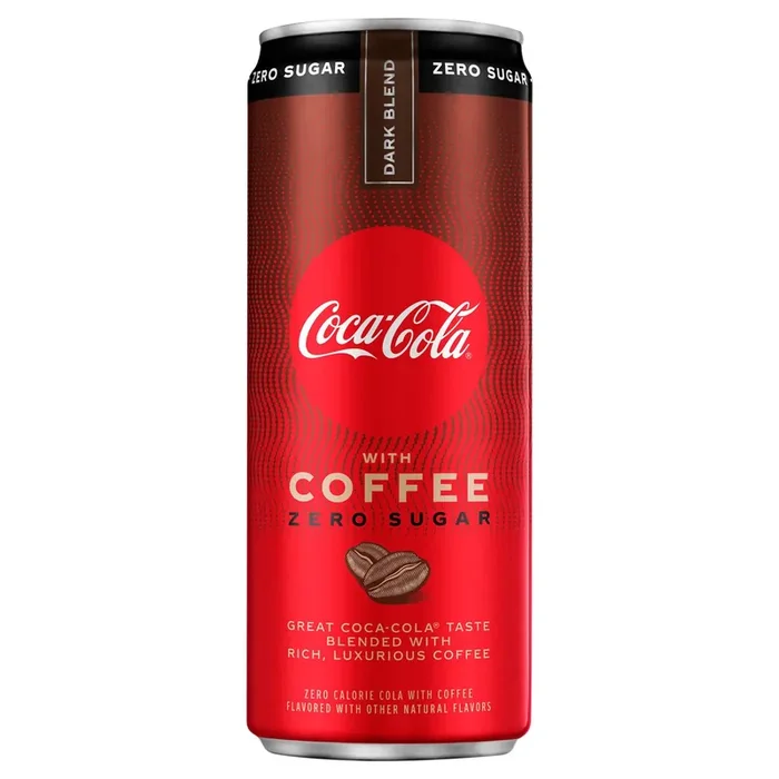 Coca-Cola with Coffee Dark Blend Zero Sugar Cans, 12 fl oz