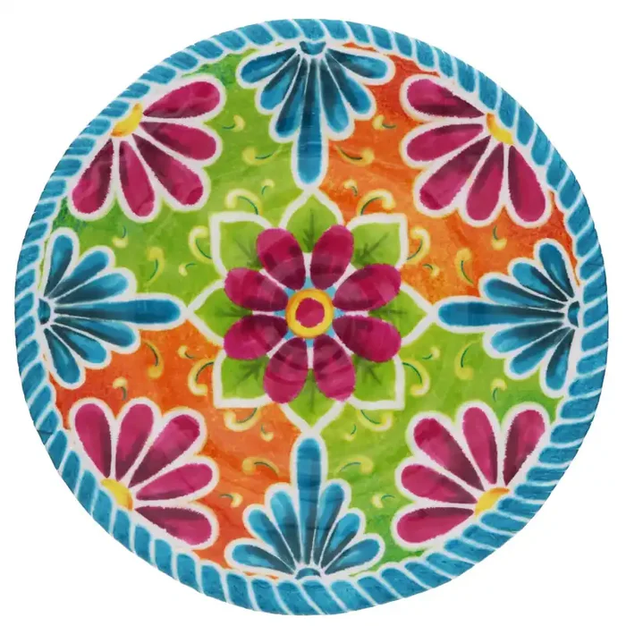 Cocinaware Fest Summer Melamine Salad Plate Turquoise