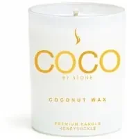 Coco By Stone Honeysuckle Coconut Wax Jar Candle