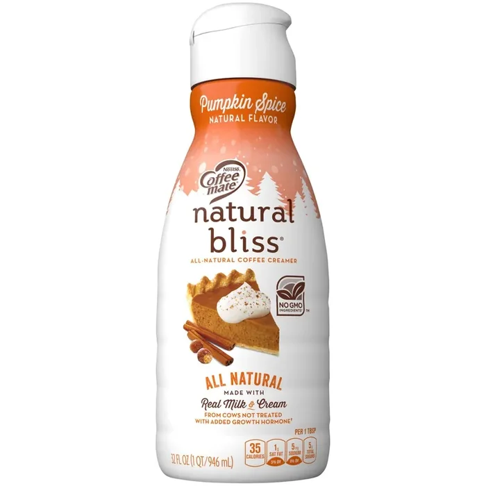 Coffee mate Natural Bliss Pumpkin Spice Creamer – 1qt
