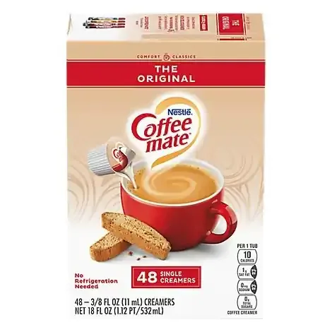 Coffee mate Nestle Coffee Mate Coffee Creamer Original Liquid Creamer Singles 0.375 Fl