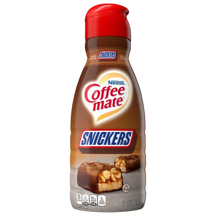 Coffee-Mate Nestle Coffee Mate Snickers Liquid Coffee Creamer 32 fl oz.