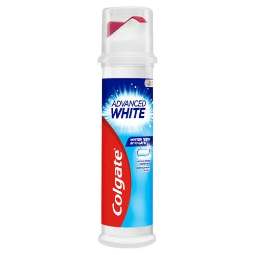 Colgate Toothpaste Pump Advanced White 100ml – Case of 6