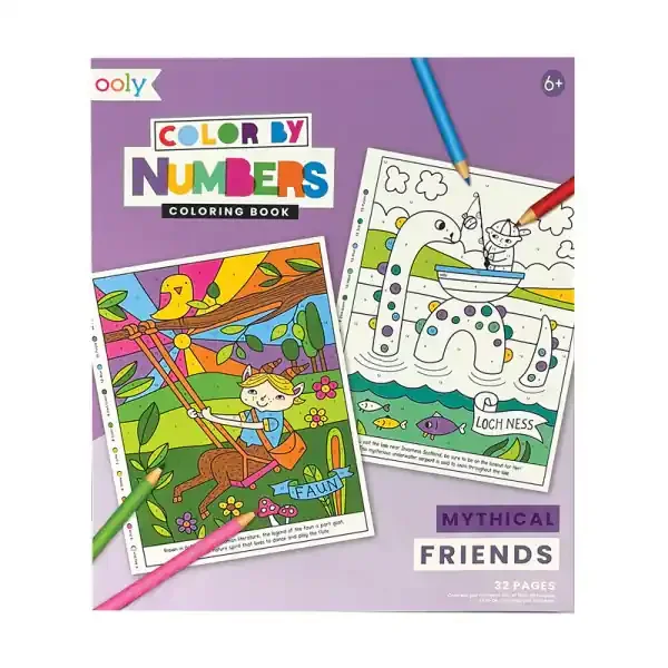 COLORING BOOK – MYTHICAL FRIENDS