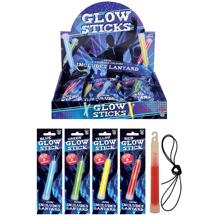 Colour Glow Stick with Lanyard