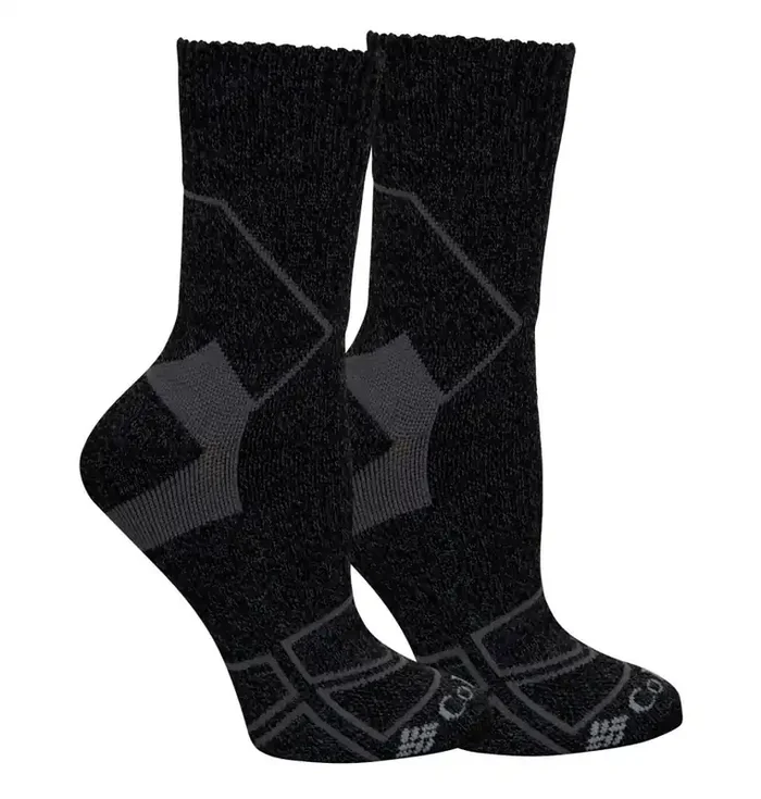 Columbia Hike Quater Socks – Black