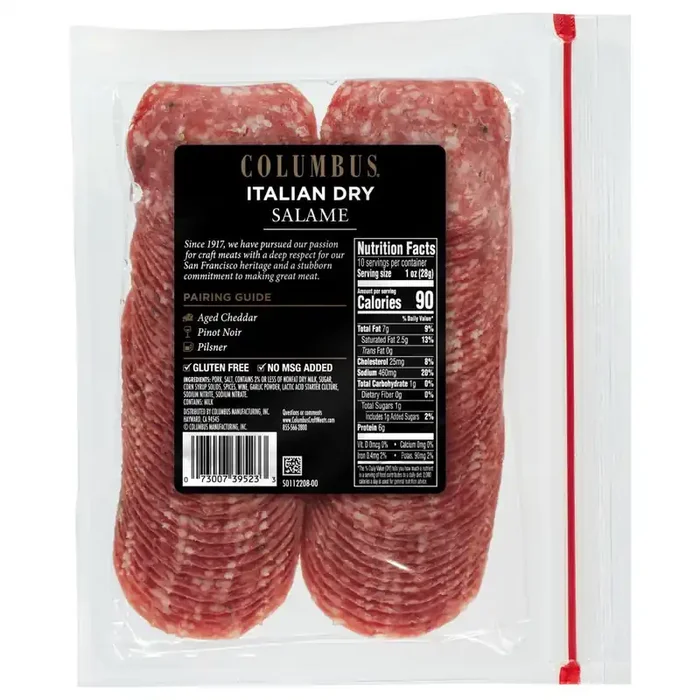 Columbus Pillow Pack Italian Dry Salame