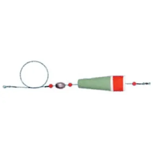 Comal Tackle 3 Inch Red/Green Mono Poppin Float Leader