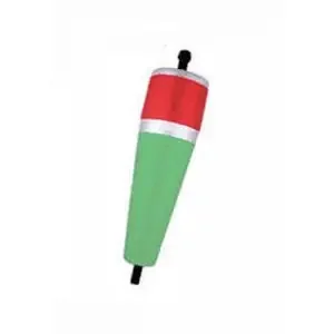Comal Tackle 5 Inch Poppin Split Red & Green Weighted Float