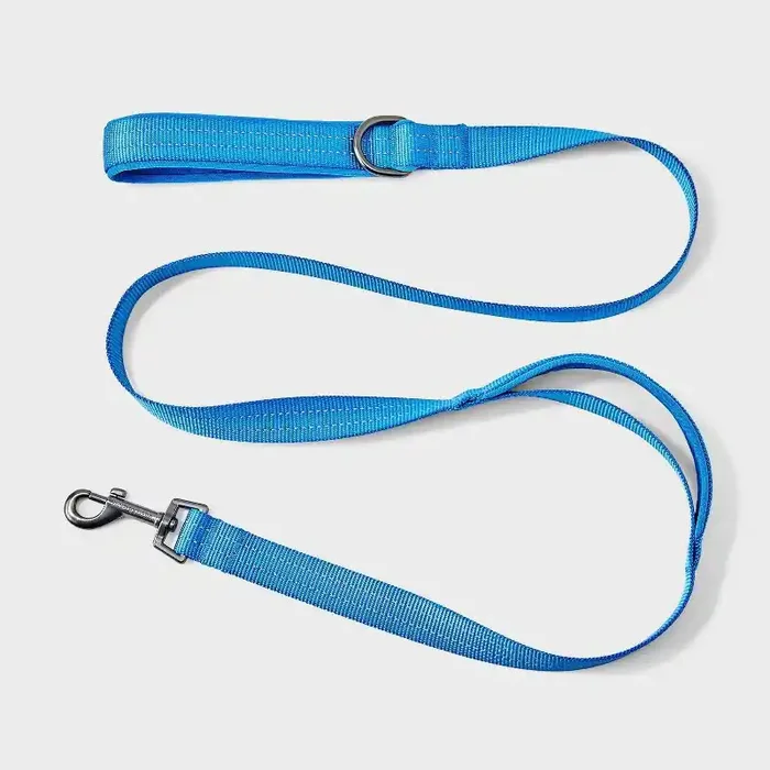 Comfort and Reflective Dog Leash – Blue – M/L – Boots & Barkley™