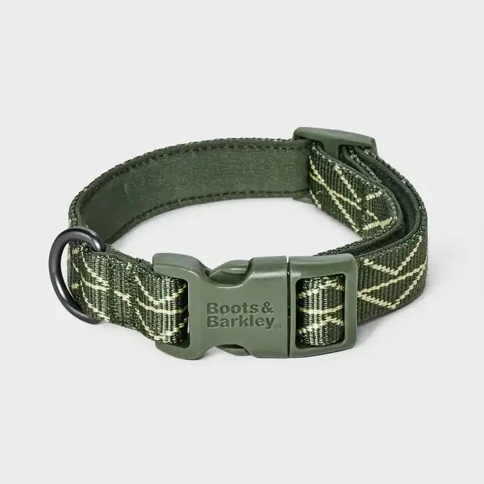 Comfort Dog Collar – M – Dark Green – Boots & Barkley™