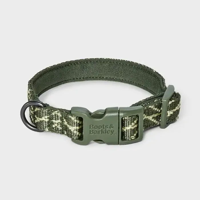Comfort Dog Collar – S – Dark Green – Boots & Barkley™