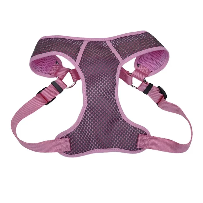 Comfort Soft Sport Wrap Adjustable Dog Harness, Grey with Pink, XX-Small – 3/8″ x 14″-16″ 5-7 lb