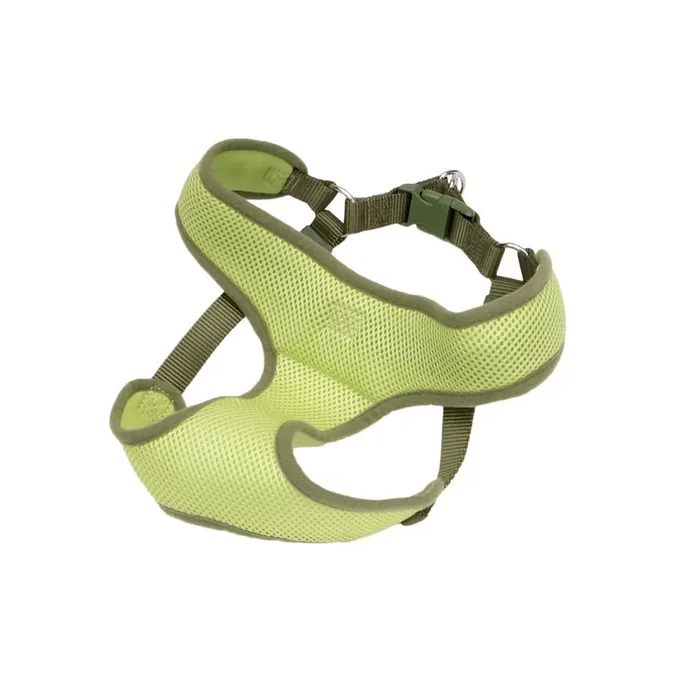 Comfort Soft Wrap Adjustable Dog Harness, Lime, XXX-Small – 3/8″ x 11″-13″ Under 5 lb