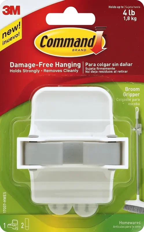 Command Broom Gripper Set 1 ea