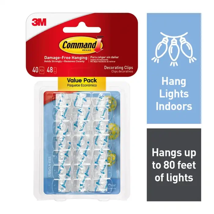 Command Decorating Clips 40-Pack