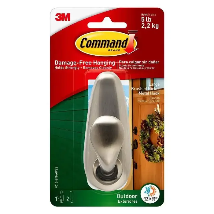 Command Large Outdoor Metal Hook