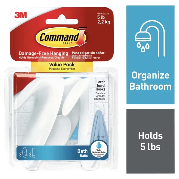 Command Large Towel Hooks