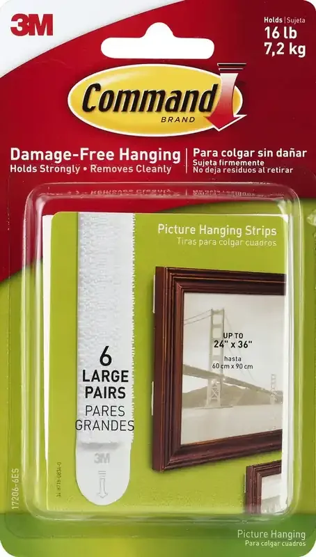 Command Picture Hanging Strips 6 ea