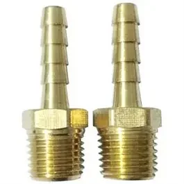 Compressor Hose End, 1/4 Barb x 1/4-In. MNPT, 2-Pk.