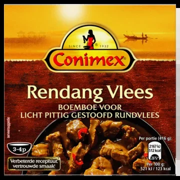 Conimex Boemboo rendang meat