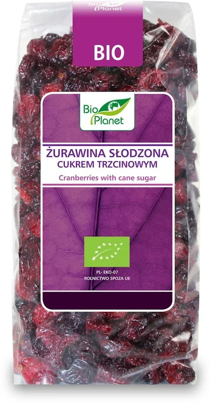 Cranberry gesüßt mit Rohrzucker BIO 400 g – BIO PLANET