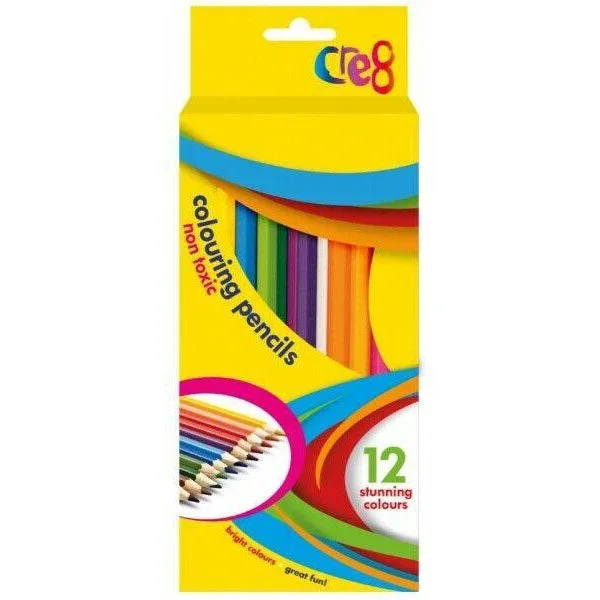Cre8 Colouring Pencils 12 Pack