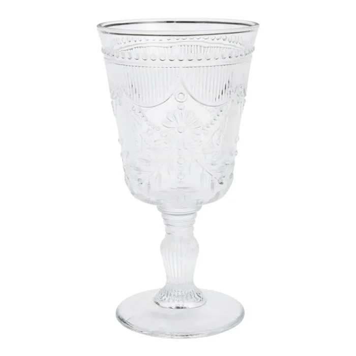 Debutante Pressed Glass Goblet