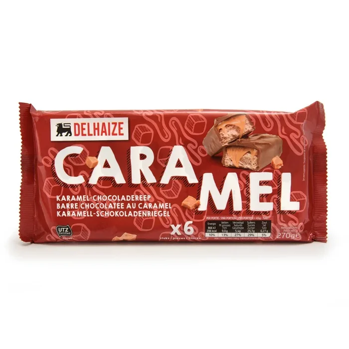 Delhaize Chocolate caramel bars
