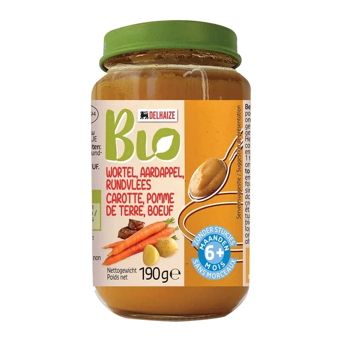Delhaize Organic beef and carrots (from 6 months)