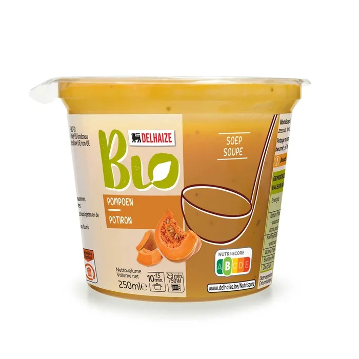 Delhaize Organic pumpkin soup small (at your own risk, no refunds applicable)