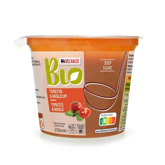 Delhaize Organic tomato soup (at your own risk, no refunds applicable)
