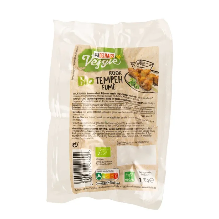 Delhaize Organic vegetarian smoked tempeh (at your own risk, no refunds applicable)