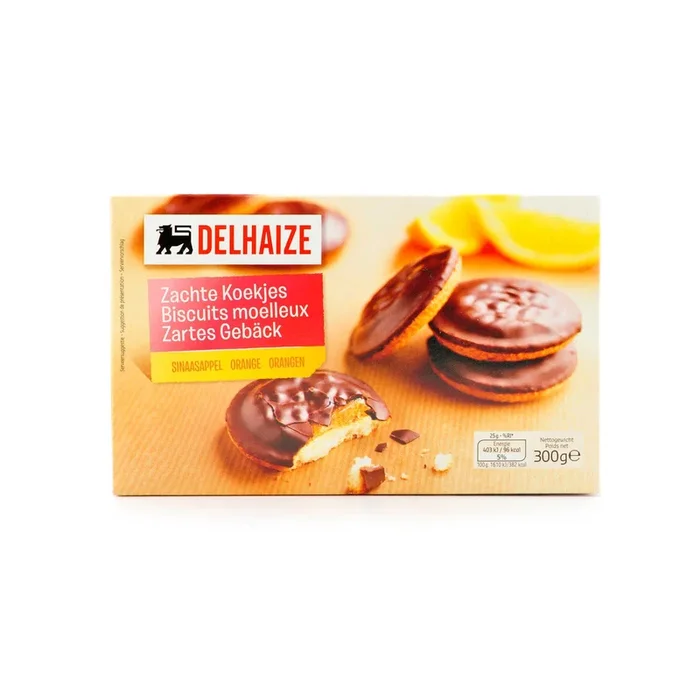 Delhaize Soft orange cookies
