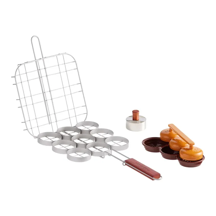 Deluxe Mini Burger 3 Piece Grilling Set
