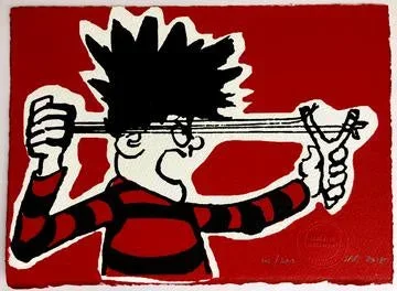 Dennis The Menace Catapult Print