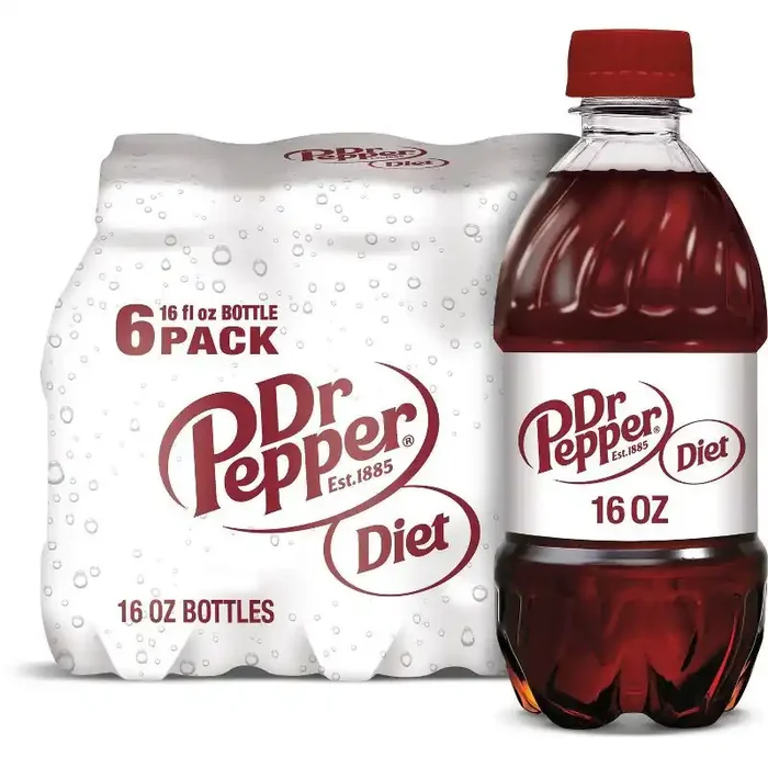 Diet Dr Pepper Soda – 6pk/16 fl oz Bottles