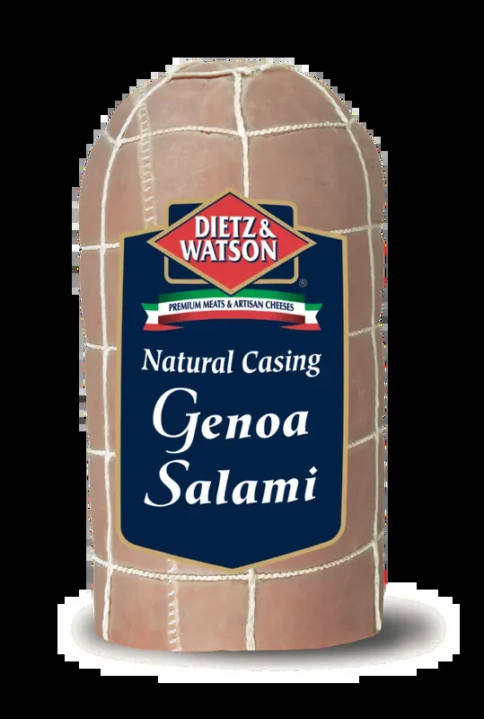Dietz & Watson Dietz Watson Sliced Natural Casing Genoa Salami