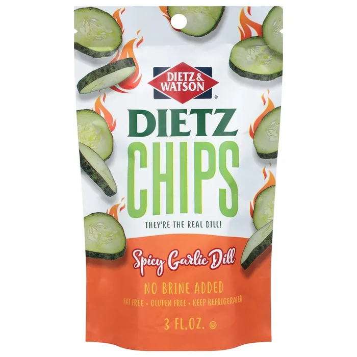 Dietz & Watson Pickle Pouch Hot Chips – 3 Oz