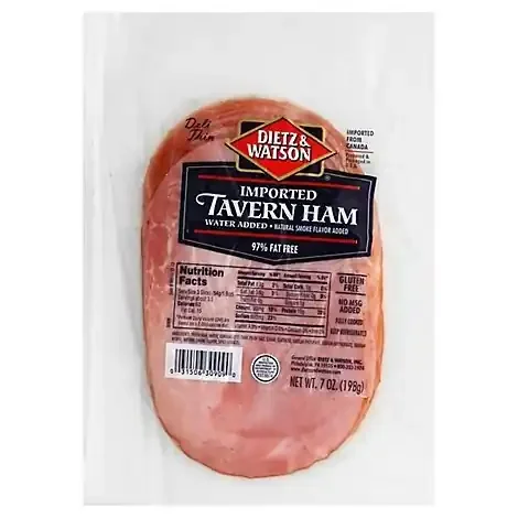 Dietz & Watson Tavern Ham Sliced – 7 Oz