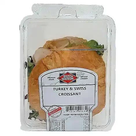 Dietz & Watson Turkey & Swiss Croissant Sandwich – 7.25 OZ
