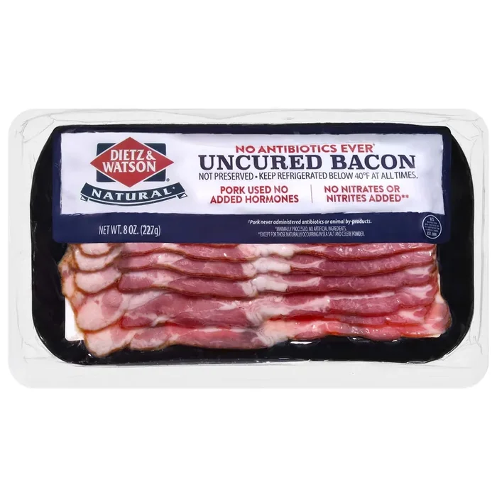 Dietz & Watson Uncured Bacon 8 oz
