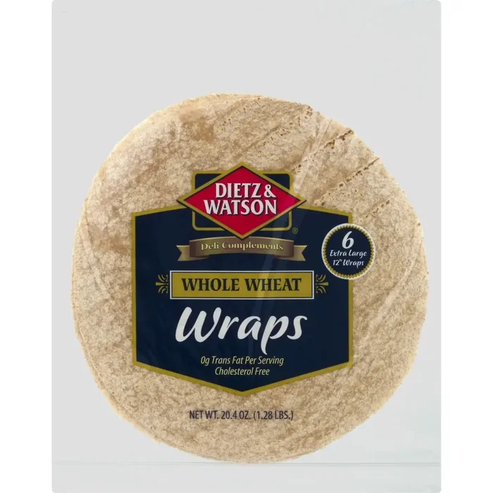 Dietz & Watson Wraps, Whole Wheat