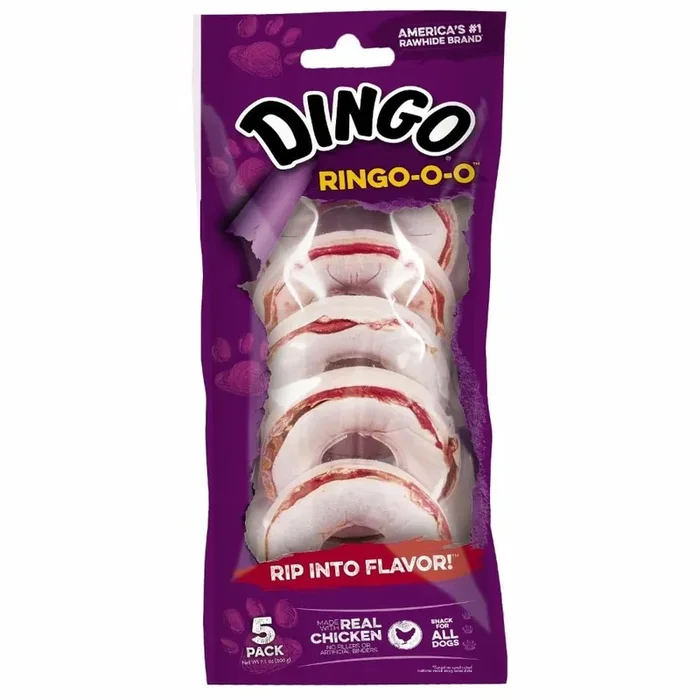 Dingo Ringooo Chicken Flavor Dog Snacks Value Bag