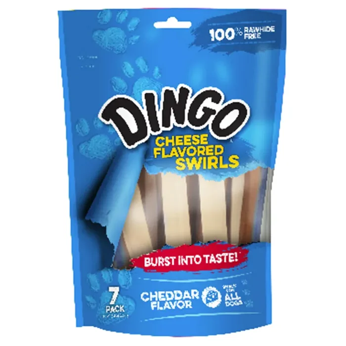 Dingo Spiral Dog Chews, Cheese