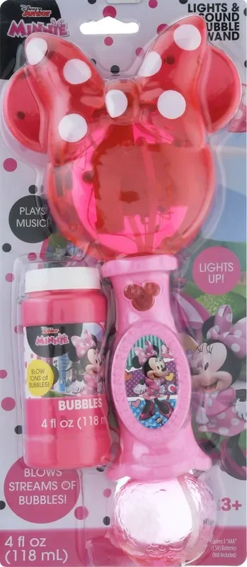 Disney Junior Minnie Light & Sound Bubble Wand 4 fl oz