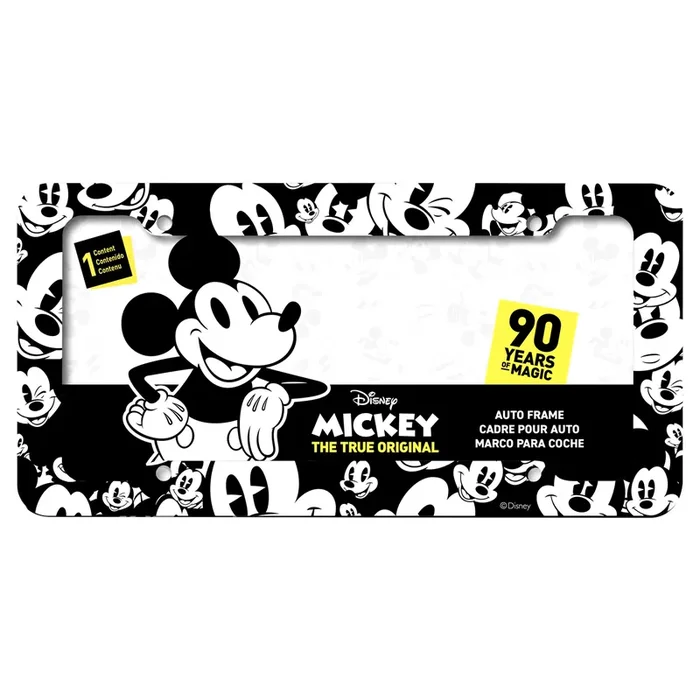 Disney Mickey Mouse License Plate Frame – Plastic